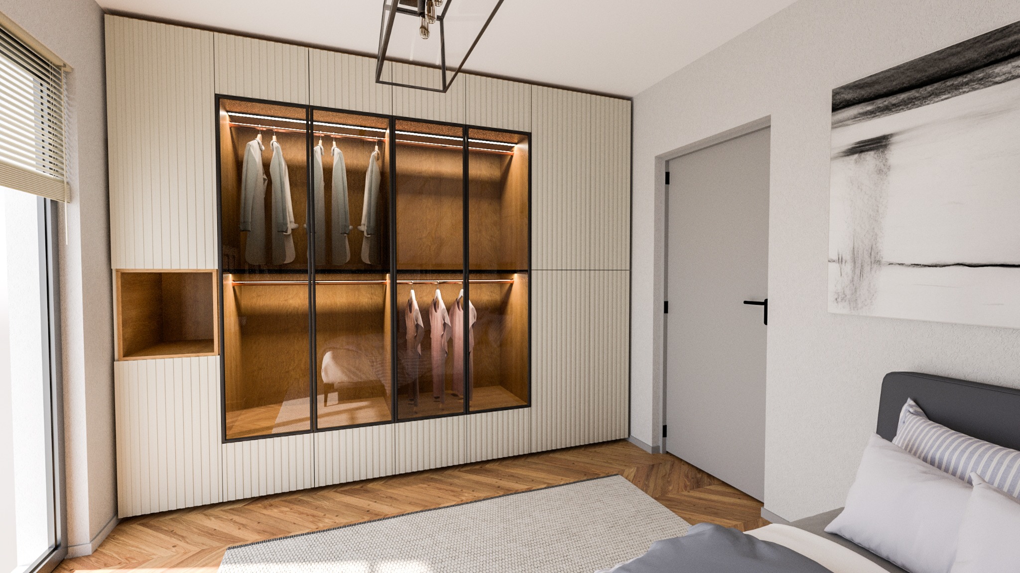 Randare ERGOO — Dormitor personalizat
